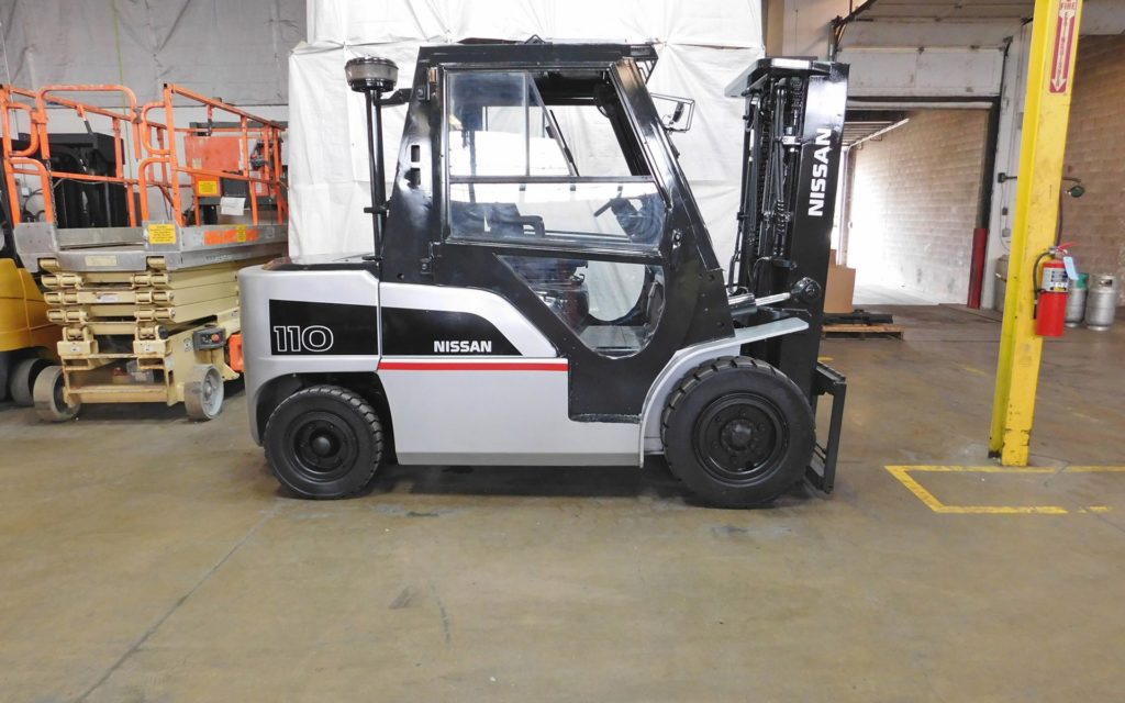  2011 Nissan PFD110Y Forklift On Sale In California