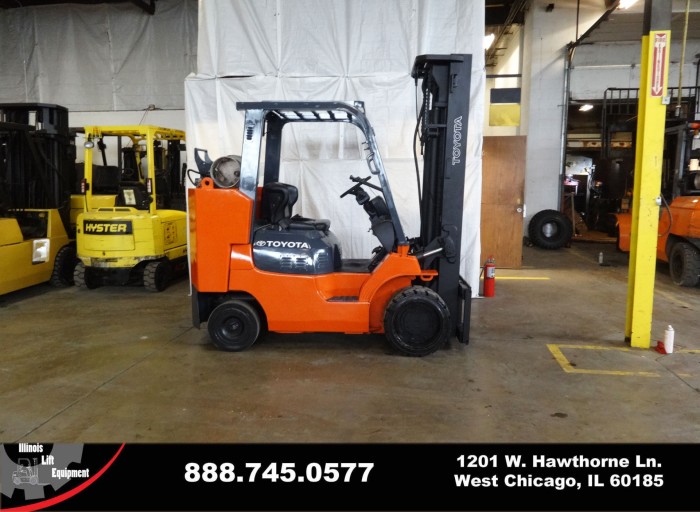 2005 Toyota 7FGCU45-BCS Forklift on Sale in California