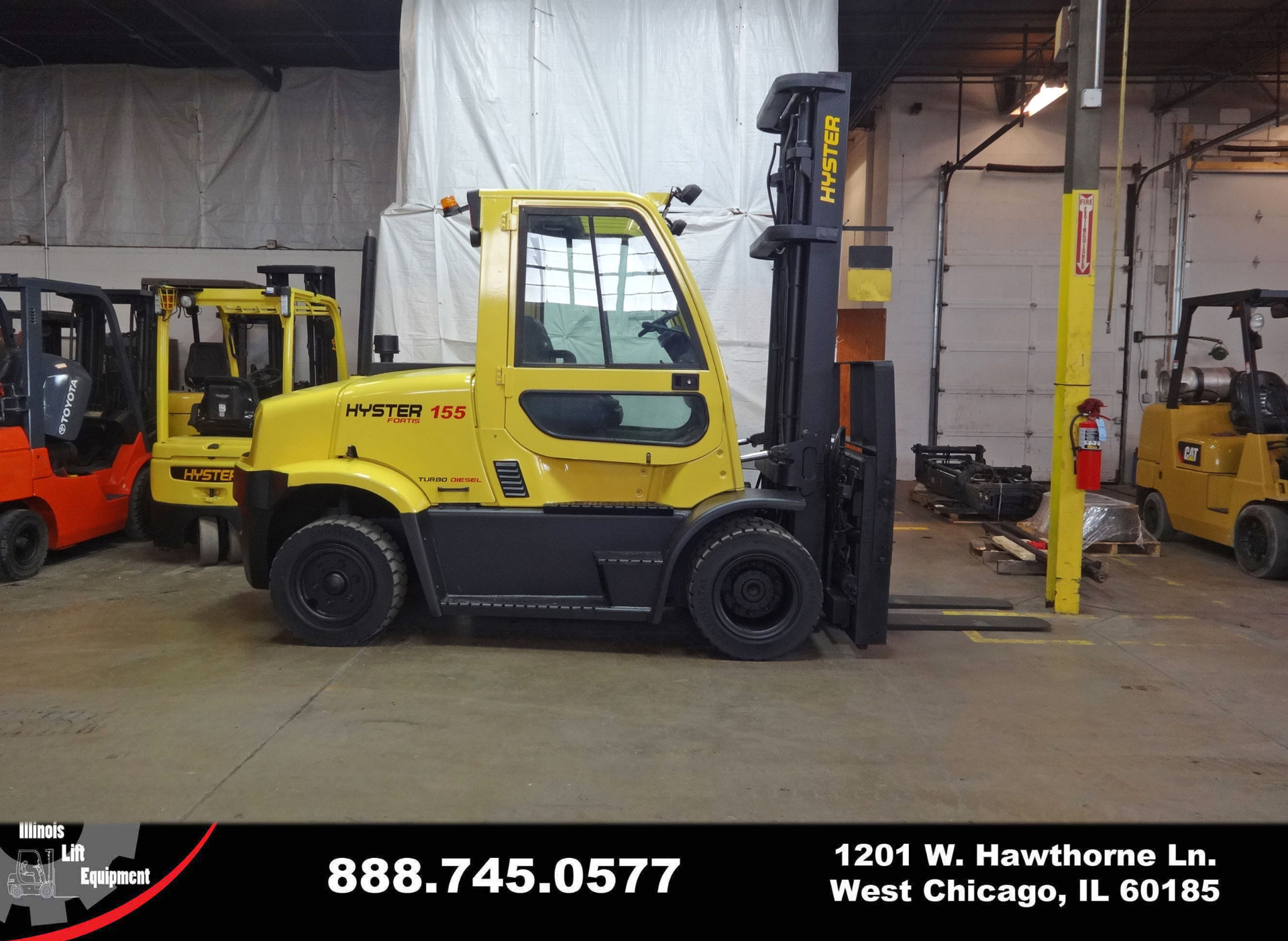 2008 Hyster H155FT Forklift on Sale in California