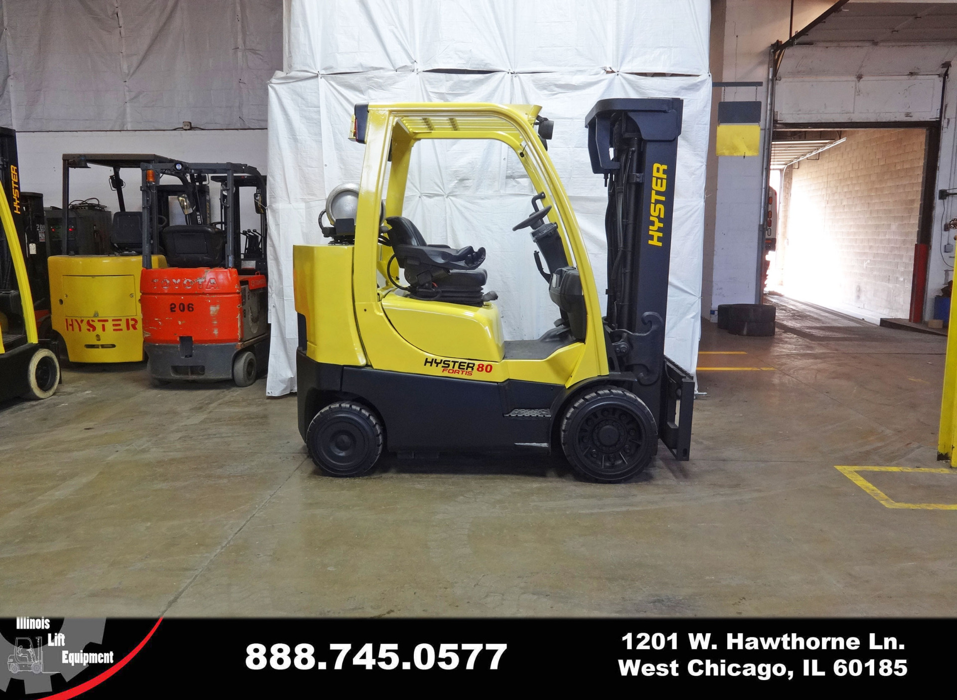 2010 Hyster S80FTBCS Forklift on Sale in California