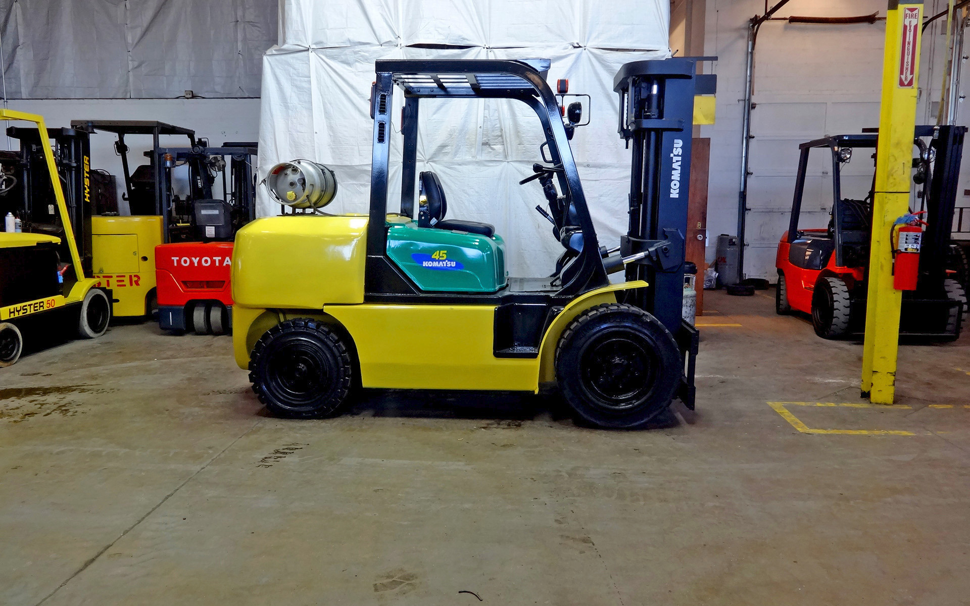 2005 Komatsu FG45T-8 Forklift on Sale in California